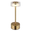 Globo lighting Shira table lamp LED brass, 1-light source