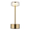 Globo lighting Shira table lamp LED brass, 1-light source