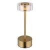 Globo lighting Shira table lamp LED brass, 1-light source