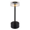 Globo lighting Shira table lamp LED black, 1-light source