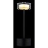 Globo lighting Shira table lamp LED black, 1-light source