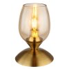 Globo lighting Kuwaita table lamp brass, 1-light source