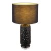 Globo lighting Sebastian table lamp black, transparent, clear, 1-light source