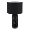 Globo lighting Sebastian table lamp black, transparent, clear, 1-light source