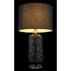 Globo lighting Sebastian table lamp black, transparent, clear, 1-light source