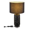 Globo lighting Sebastian table lamp black, transparent, clear, 1-light source