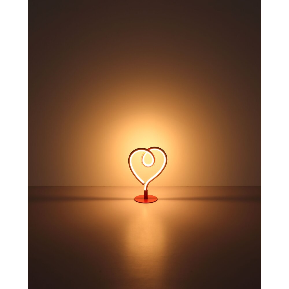 Globo lighting Amore table lamp LED chrome, 1-light source