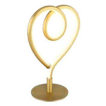 Globo lighting Amore table lamp LED gold, 1-light source