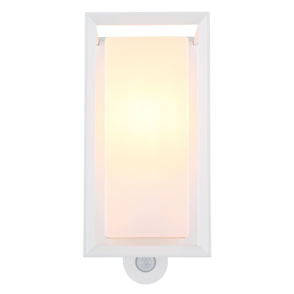Globo lighting Logana outdoor light white, 1-light source, Motion sensor
