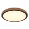 Globo lighting Bruno ceiling light LED brown, black, 1-light source