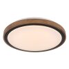 Globo lighting Bruno ceiling light LED brown, black, 1-light source