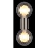 Globo lighting Ander wall light grey, 2-light sources