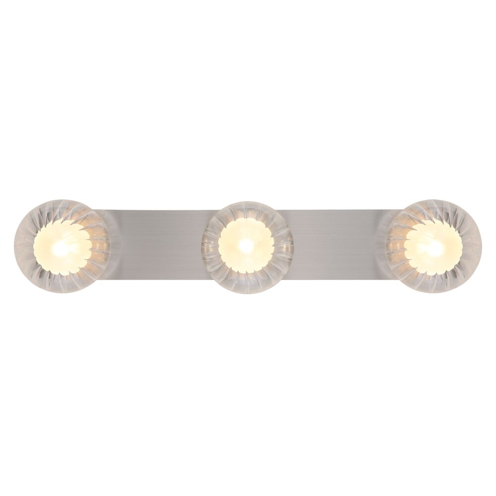 Globo lighting Ander ceiling light matt nickel, 3-light sources