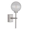 Globo lighting Ander wall light matt nickel, 1-light source