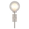 Globo lighting Ander wall light matt nickel, 1-light source