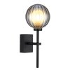 Globo lighting Ander wall light black, 1-light source