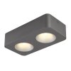 Globo lighting Hangarau ceiling light LED grey, 1-light source