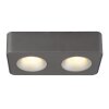 Globo lighting Hangarau ceiling light LED grey, 1-light source