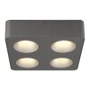 Globo lighting Hangarau ceiling light LED grey, 1-light source