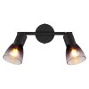 Globo lighting Satella ceiling light, ceiling spotlight, wall light, wall spotlight black, 2-light sources