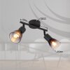 Globo lighting Satella ceiling light, ceiling spotlight, wall light, wall spotlight black, 2-light sources