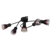 Globo lighting Satella ceiling light black, 5-light sources