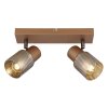 Globo lighting Satella ceiling light, ceiling spotlight, wall light, wall spotlight brown, chrome, black, 2-light sources