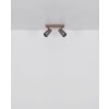 Globo lighting Satella ceiling light, ceiling spotlight, wall light, wall spotlight brown, chrome, black, 2-light sources