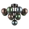 Globo lighting Grappy ceiling light chrome, black, 13-light sources