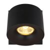 Globo lighting Rae ceiling light LED black, 1-light source