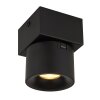 Globo lighting Rae ceiling light LED black, 1-light source