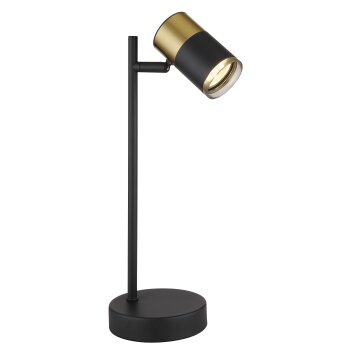 Globo lighting Brisbon table lamp black, 1-light source