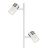 Globo lighting Brisbon floor lamp white, 2-light sources