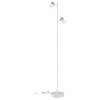 Globo lighting Brisbon floor lamp white, 2-light sources