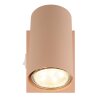 Globo lighting Robby ceiling light, ceiling spotlight, wall light, wall spotlight pink, 1-light source