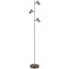 Globo lighting Robby floor lamp chrome, black, 3-light sources