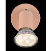 Globo lighting Matrix ceiling light, ceiling spotlight, wall light, wall spotlight pink, 1-light source