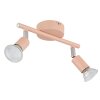 Globo lighting Matrix ceiling light, ceiling spotlight, wall light, wall spotlight pink, 2-light sources