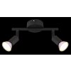 Globo lighting Matrix ceiling light, ceiling spotlight, wall light, wall spotlight black, 2-light sources