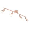 Globo lighting Matrix ceiling light, ceiling spotlight, wall light, wall spotlight pink, 4-light sources