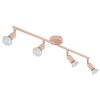 Globo lighting Matrix ceiling light, ceiling spotlight, wall light, wall spotlight pink, 4-light sources