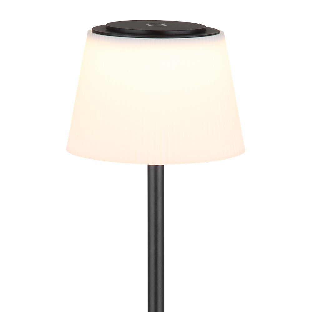 Globo lighting Gregoir floor lamp LED black, 1-light source