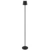 Globo lighting Vannie floor lamp LED black, 1-light source