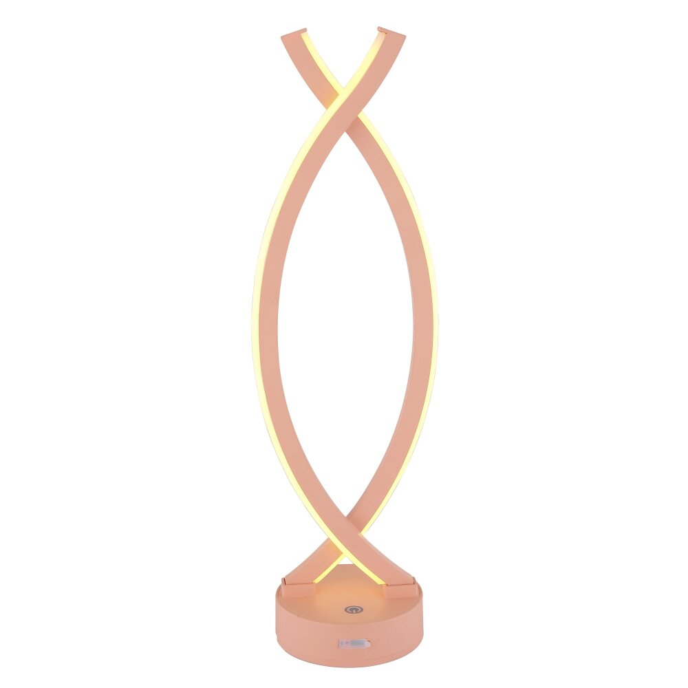 Globo lighting Hela table lamp LED pink, 1-light source
