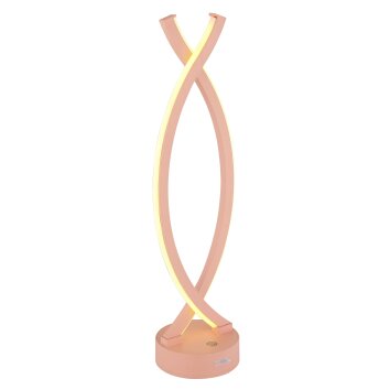 Globo lighting Hela table lamp LED pink, 1-light source