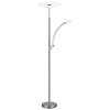 Globo lighting Tirana ceiling light LED chrome, matt nickel, 1-light source