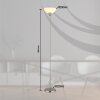 Globo lighting Lima floor lamp matt nickel, 1-light source