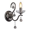 Globo lighting Camila wall light chrome, black, 1-light source