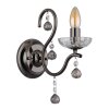 Globo lighting Camila wall light chrome, black, 1-light source