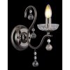 Globo lighting Camila wall light chrome, black, 1-light source